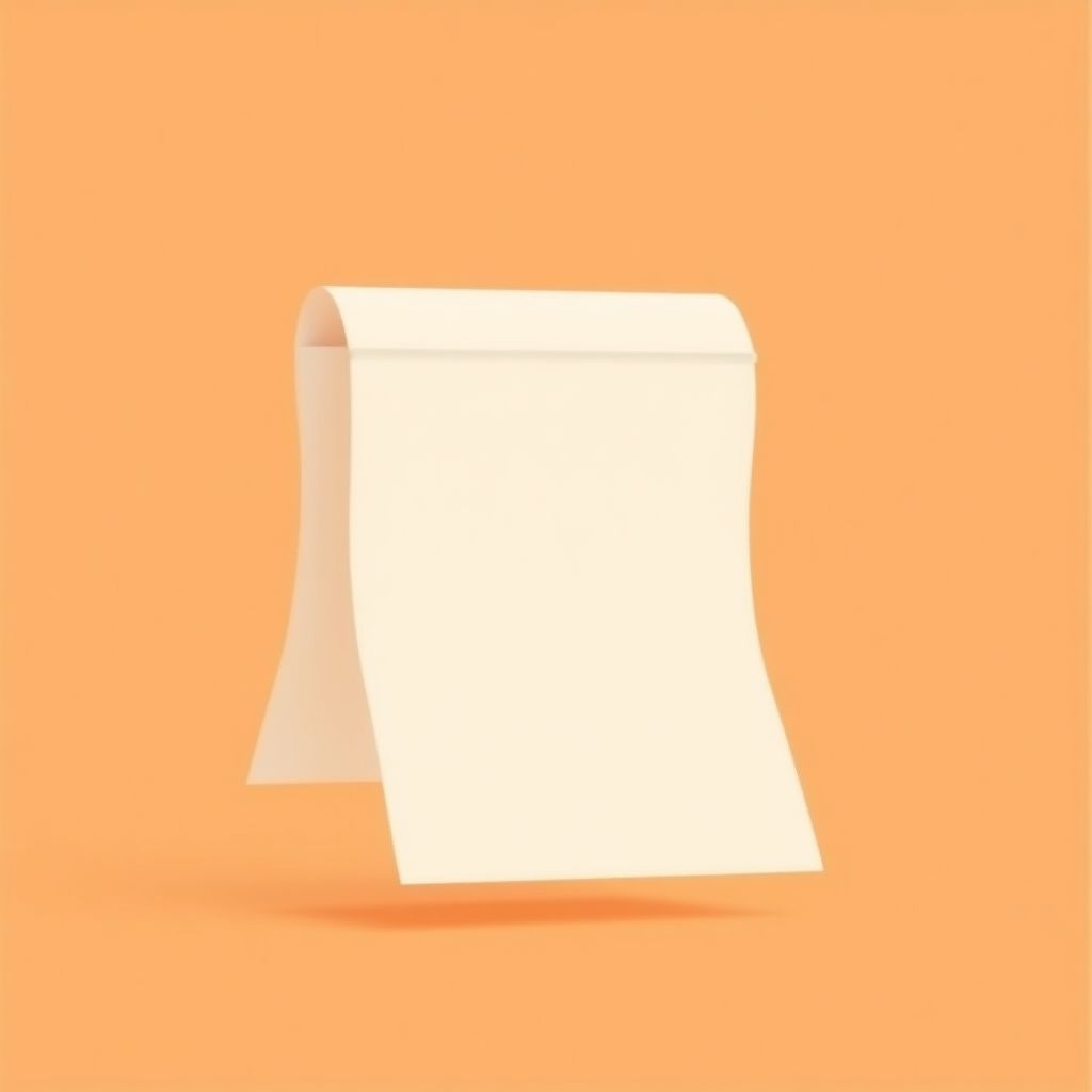 Icono de papel reducido